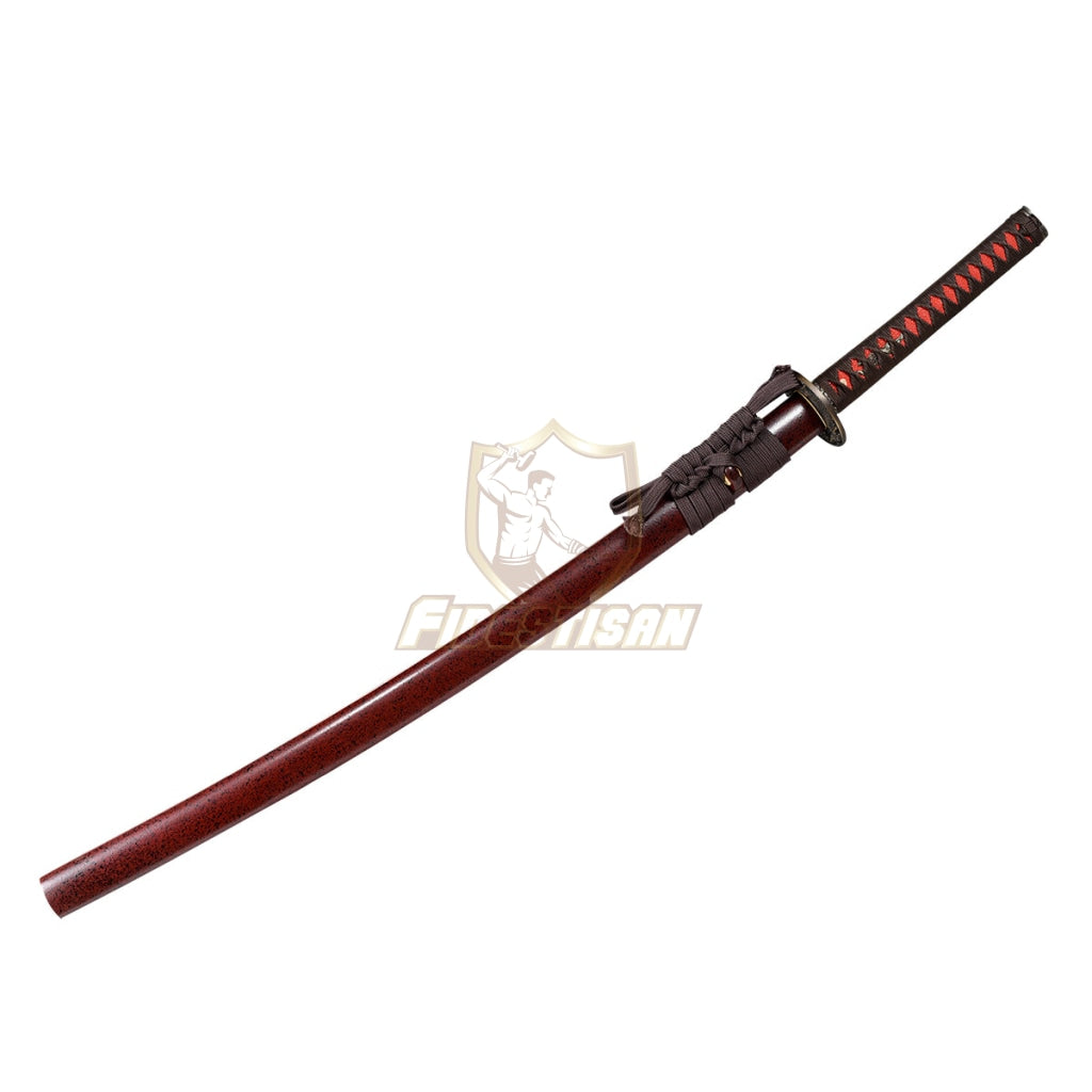 Fidestisan Handmade Katana Samurai Japanese Real Sword T10 Steel Blade Full Tang Clay Processes