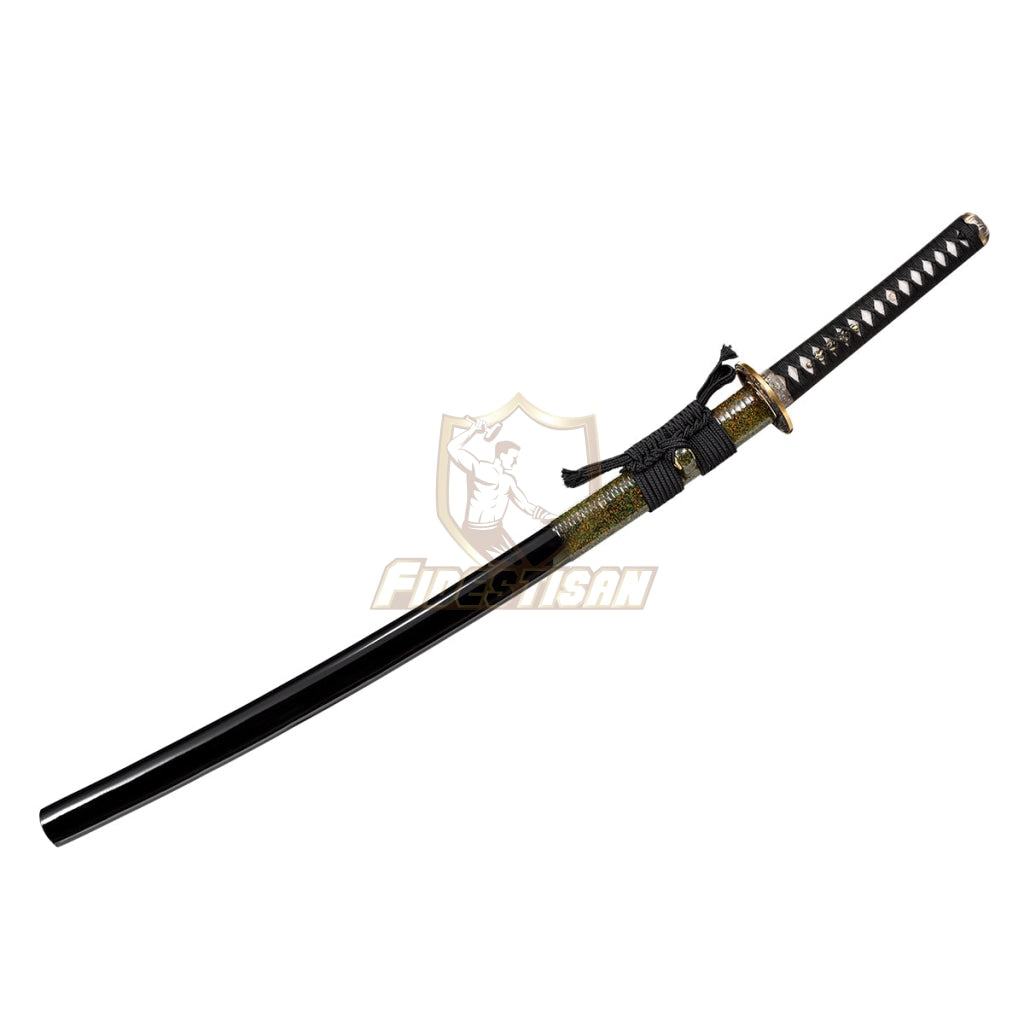 Fidestisan Katana T10 Steel Blade Clay Tempered Samurai Dragon Style Japanese Real Sword Full Tang