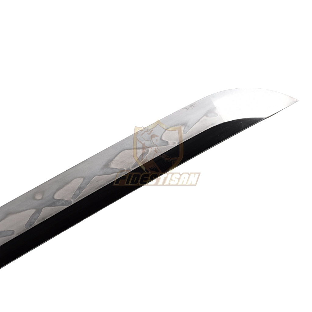 Fidestisan Katana T10 Steel Blade Clay Tempered Samurai Japanese Real Sword Full Tang Sharp Copper