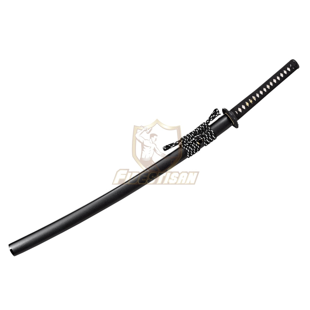 Fidestisan Katana T10 Steel Blade Clay Tempered Samurai Japanese Real Sword Full Tang Sharp Copper