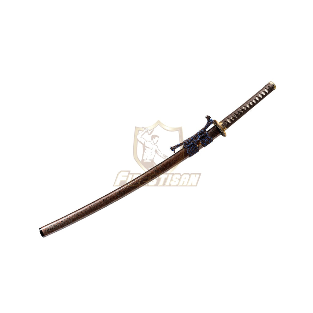 Fidestisan Katana T10 Steel Clay Tempered Samurai Japanese Real Sword Full Tang Sharp Copper