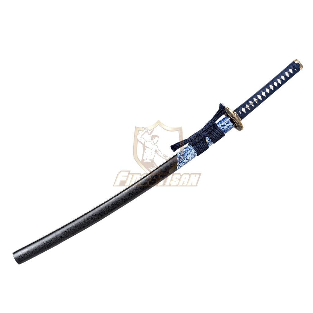 Fidestisan Katana T10 Steel Flame Blade Clay Tempered Samurai Japanese Real Sword Full Tang Sharp