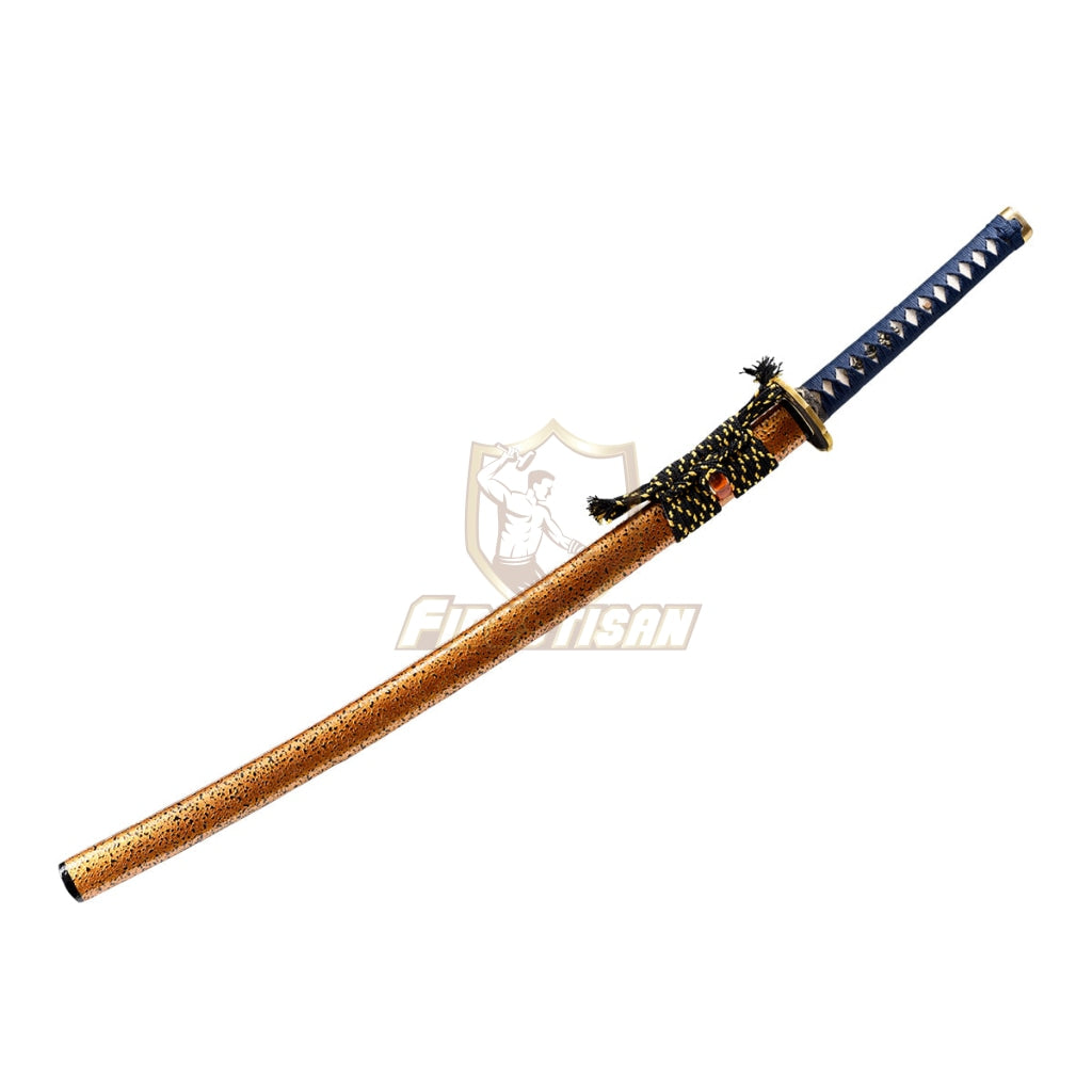 Fidestisan Katana T10 Steel Flame Blade Clay Tempered Samurai Japanese Real Sword Full Tang Sharp