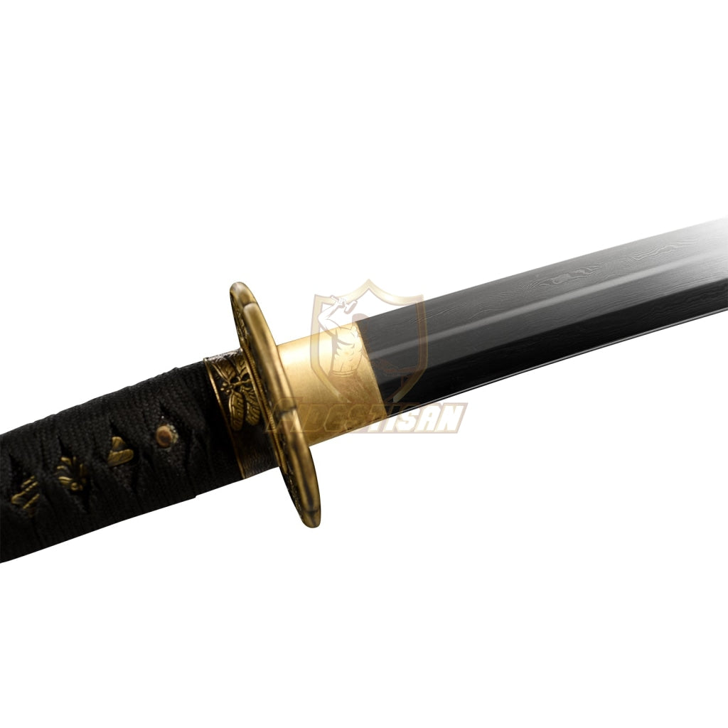 Fidestisan Kpcn293 Handmade Forging Grinding Katana Damascus Steel Blade Samurai Japanese Real Sword