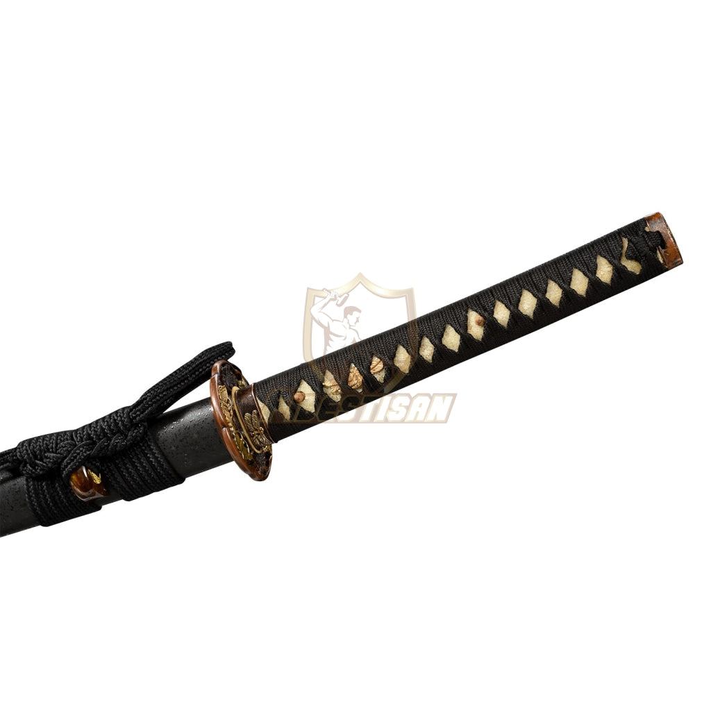 Fidestisan Kpcn299 Retro Handmade Forging Grinding Katana Damascus Steel Blade Samurai Japanese Real