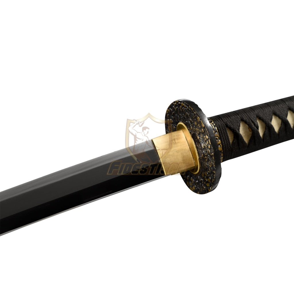 40 Inch Sword Fidestisan KSCN291 Handmade Bend 30° Spring Steel 40 Inch Japanese Sam