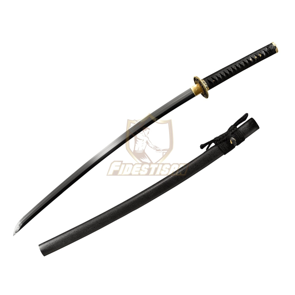 Fidestisan Kscn294 Handmade Bend 30° Spring Steel 40 Inch Japanese Samurai Katana Sword Mirror Full