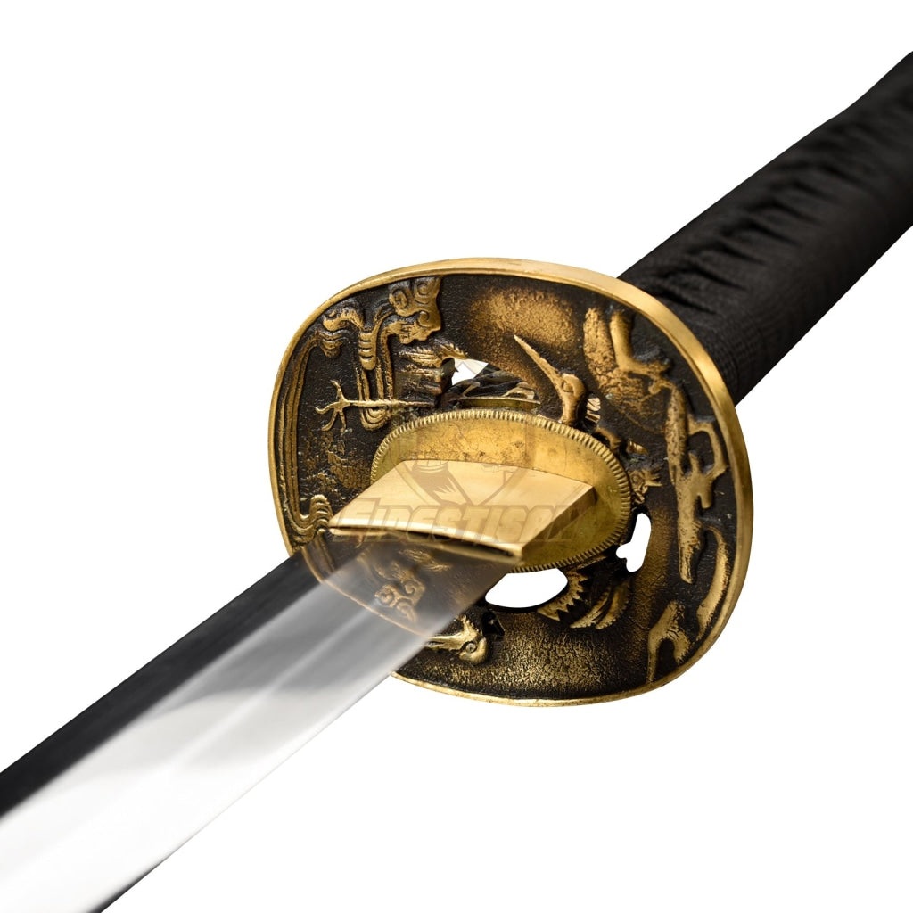 40 Inch Sword Fidestisan KSCN296 Handmade Bend 30° Spring Steel 40 Inch Japanese Sam