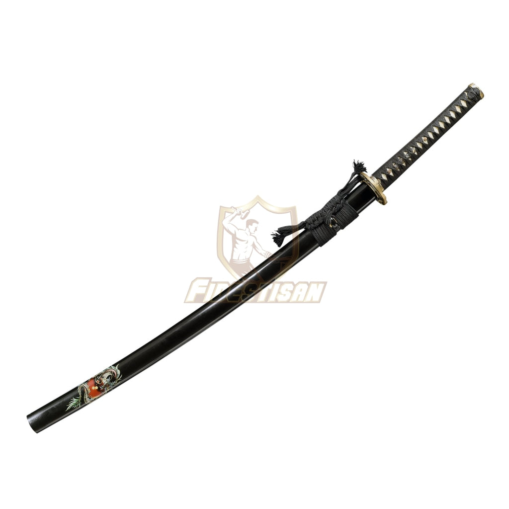 Fidestisan Kscn297 Handmade Bend 30° Spring Steel 40 Inch Japanese Samurai Real Katana Sword Mirror