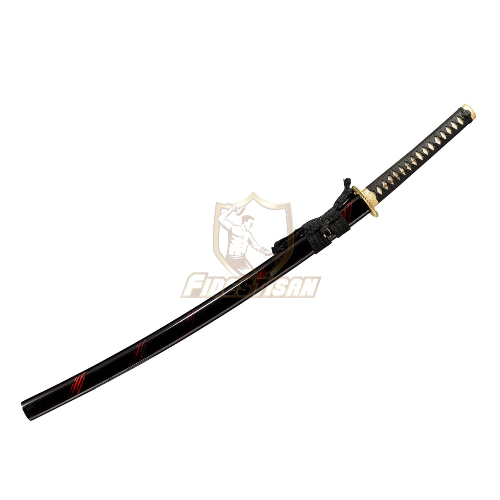 Fidestisan Kscn298 Retro Handmade Bend 30° Spring 60Simn Steel 40 Inch Japanese Samurai Katana Sword