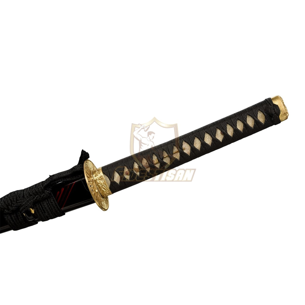 Fidestisan Kscn298 Retro Handmade Bend 30° Spring 60Simn Steel 40 Inch Japanese Samurai Katana Sword