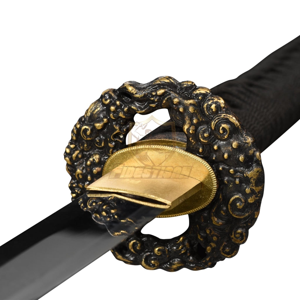 40 Inch Sword Fidestisan KSCN300 Retro Handmade Bend 30° Spring 60SIMN Steel 40 Inch