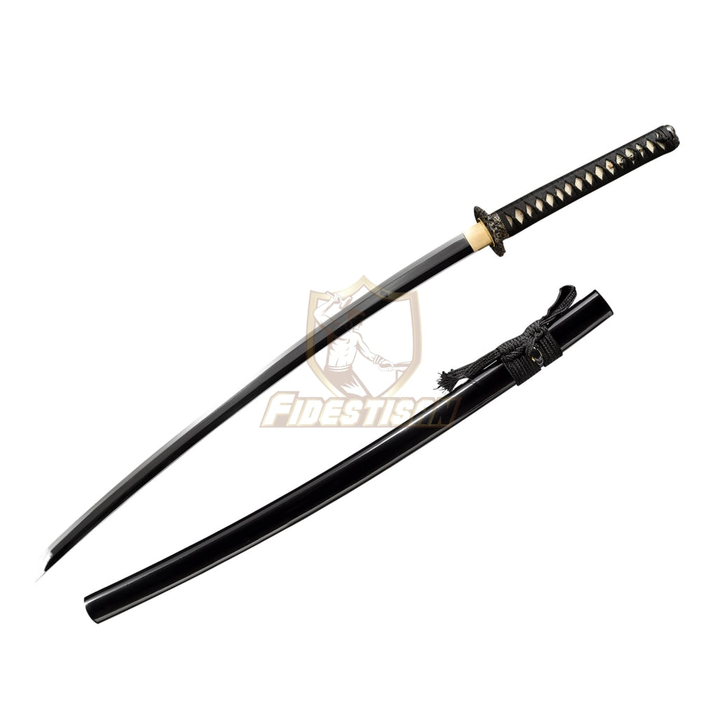 Fidestisan Kscn300 Retro Handmade Bend 30° Spring 60Simn Steel 40 Inch Japanese Samurai Katana Sword