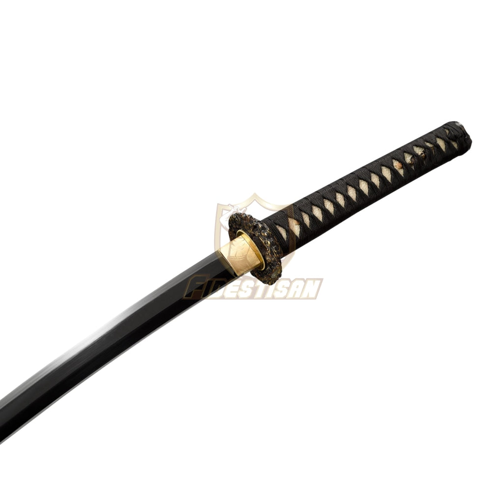 Fidestisan Kscn300 Retro Handmade Bend 30° Spring 60Simn Steel 40 Inch Japanese Samurai Katana Sword