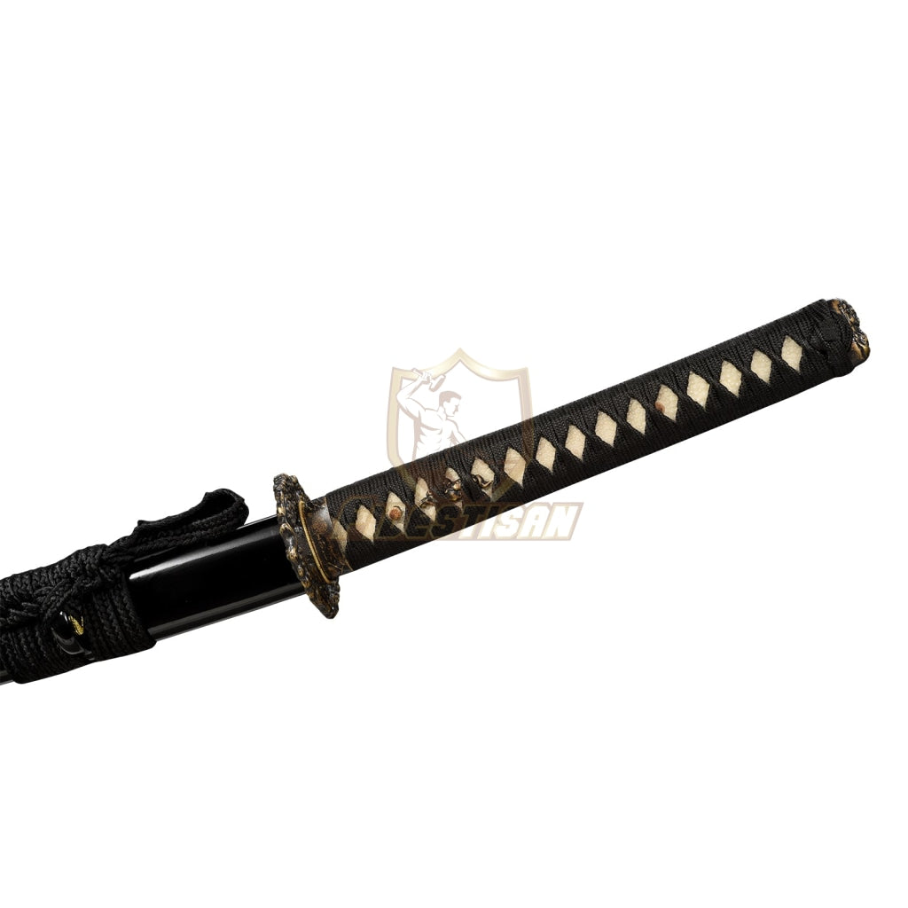 Fidestisan Kscn300 Retro Handmade Bend 30° Spring 60Simn Steel 40 Inch Japanese Samurai Katana Sword