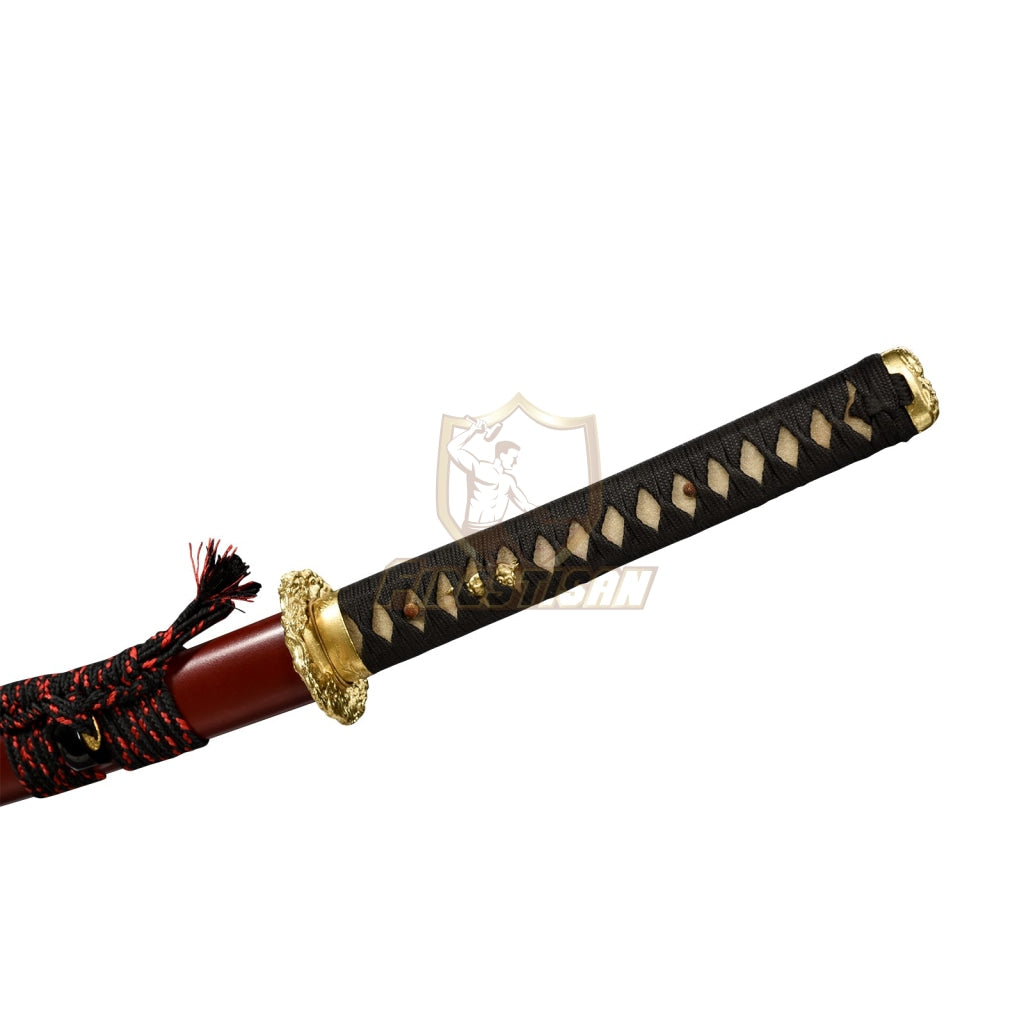 Fidestisan Kscn301 Retro Handmade Bend 30° Spring 60Simn Steel 40 Inch Japanese Samurai Katana Sword