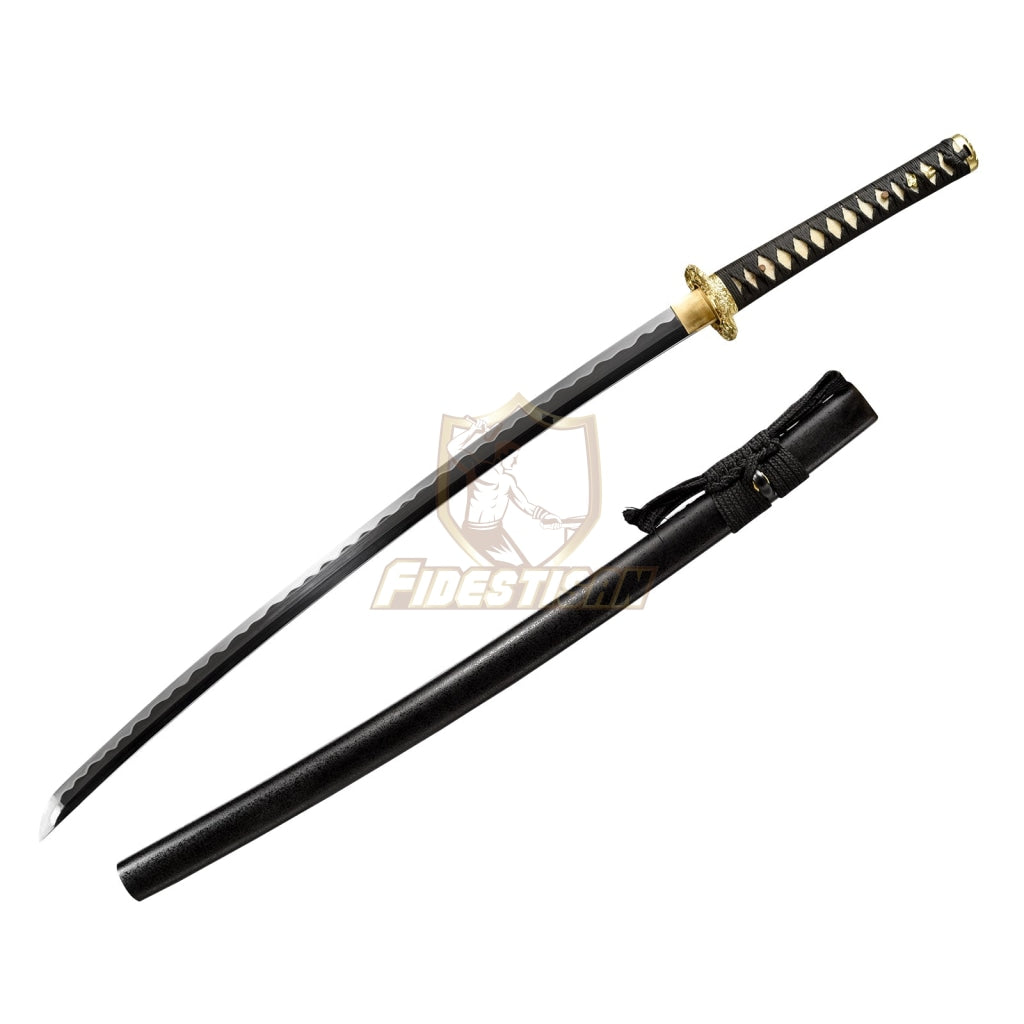 Fidestisan Kscn302 Handmade Bend 30° Spring 60Simn Steel 40 Inch Japanese Samurai Katana Sword