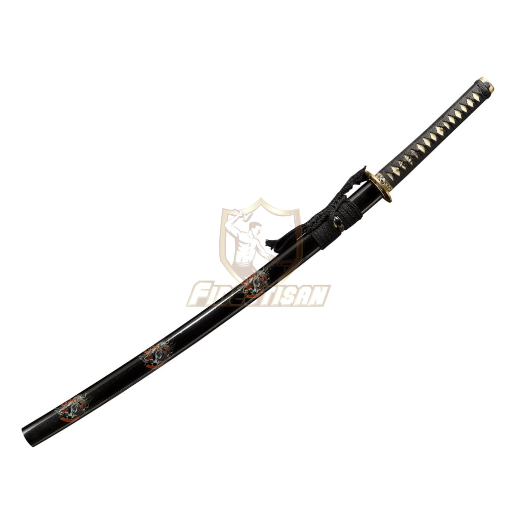 Fidestisan Kscn303 Handmade Bend 30° Spring Steel 40 Inch Japanese Samurai Katana Sword Mirror Full