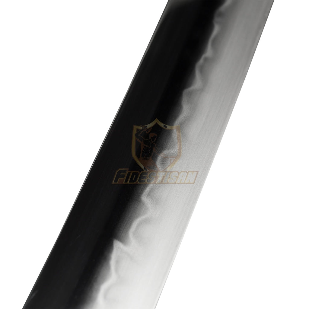 Fidestisan Ktcy264 Handmade Katana Sword T10 Real Kissaki Clay Tempered Copper Eagle Tsuba Polishing