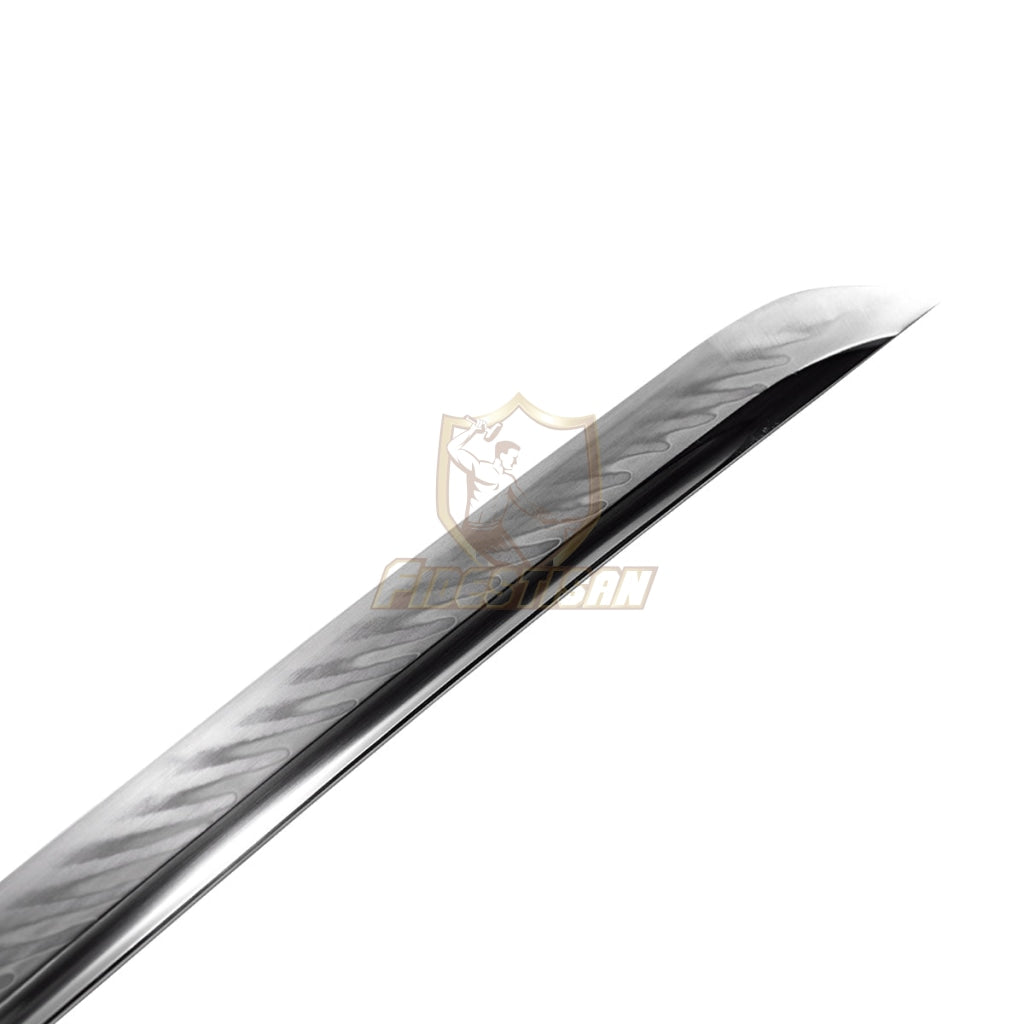 Fidestisan Ktcy273 Katana T10 Steel Clay Tempered Samurai Japanese Real Skin Sword Full Tang Sharp