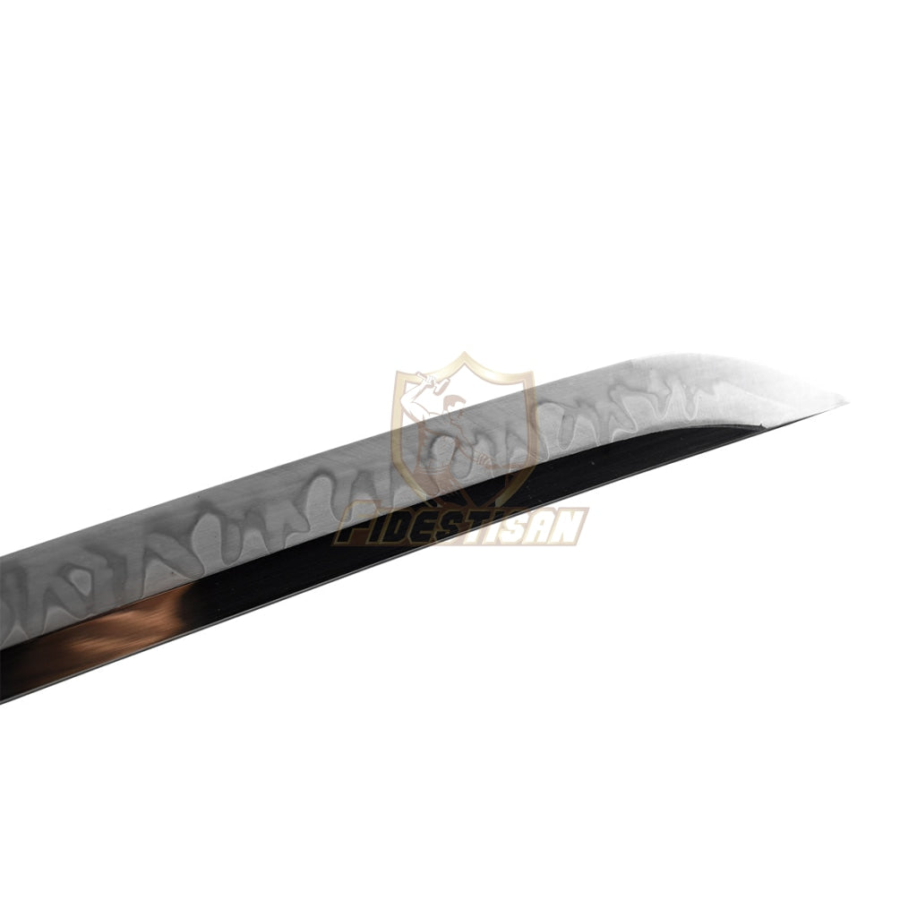 Fidestisan Ktcy275 Katana T10 Steel Clay Tempered Samurai Japanese Real Hamon Blade Skin Sword Full