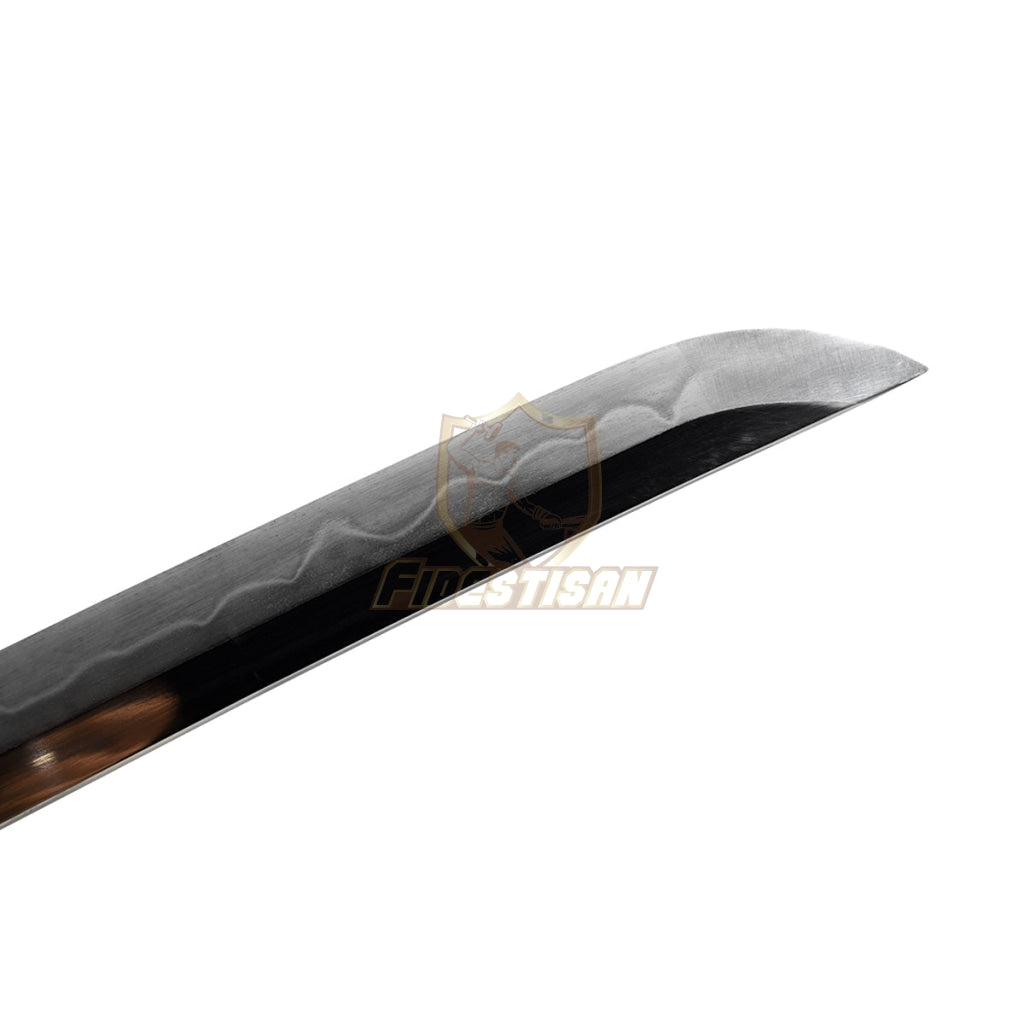 Fidestisan Ktcy276 Katana T10 Steel Clay Tempered Samurai Japanese Real Hamon Blade Skin Sword Full