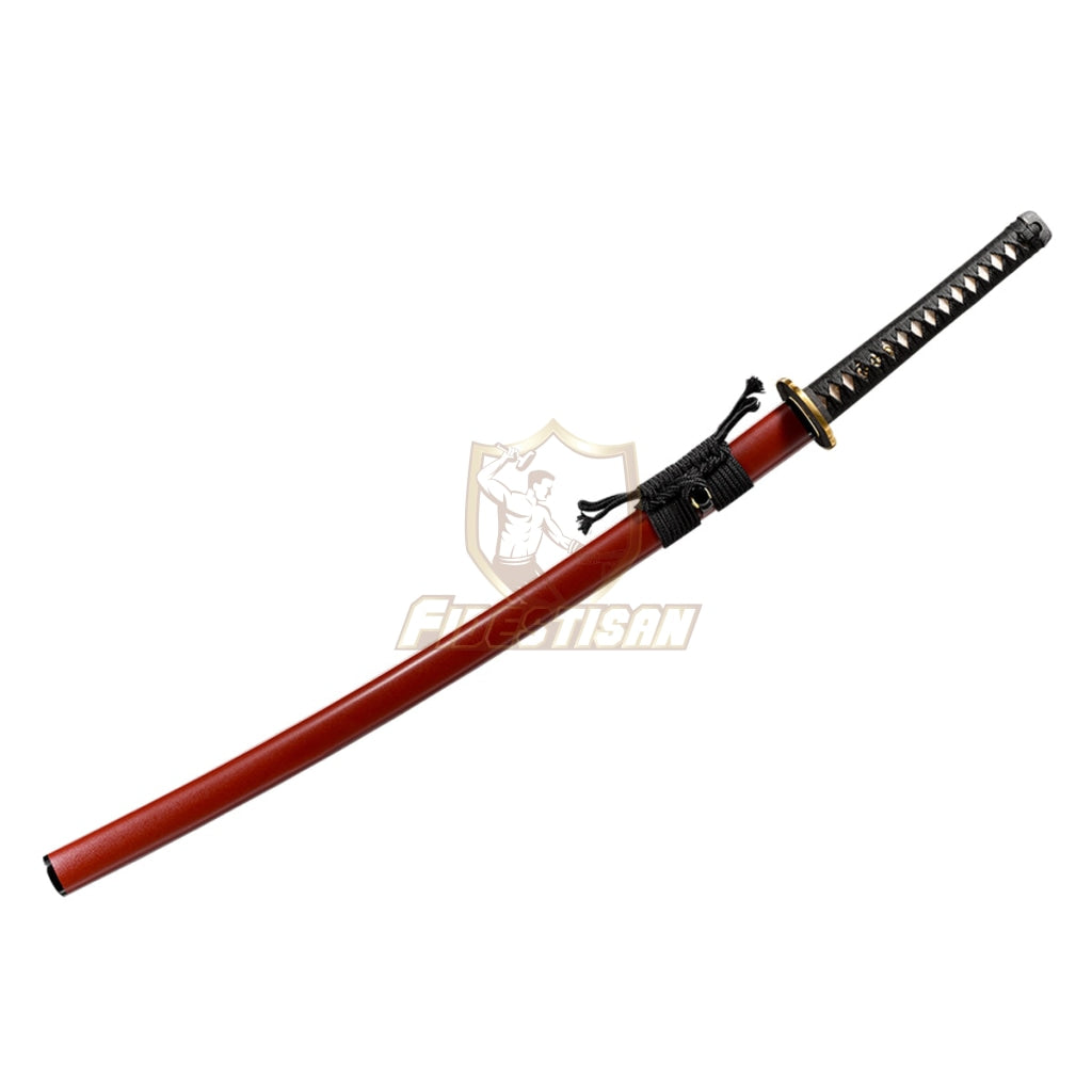 Fidestisan Ktcy278 Katana T10 Steel Clay Tempered Samurai Japanese Real Hamon Blade Skin Sword Full