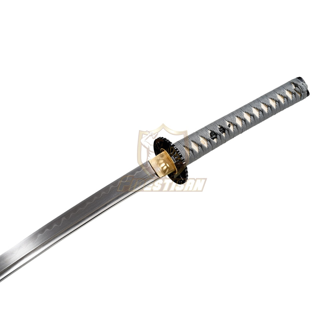 Fidestisan Ktin225 Katana Sword Samurai Japanese Real Hamon T10 Steel Blade Skin Saya Full Tang