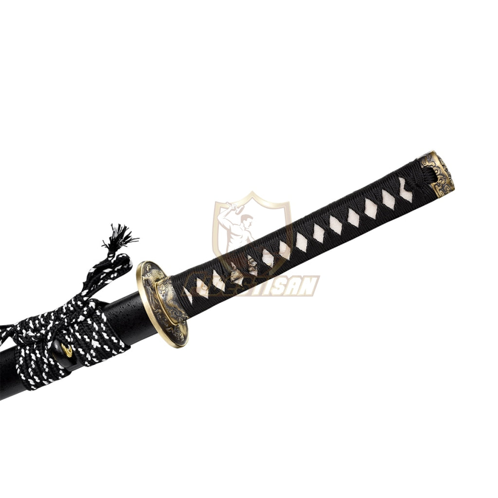 Fidestisan Kylin Handmade 40 Inch Japanese Samurai Katana Sword High Carbon Steel Mirror Blade Full