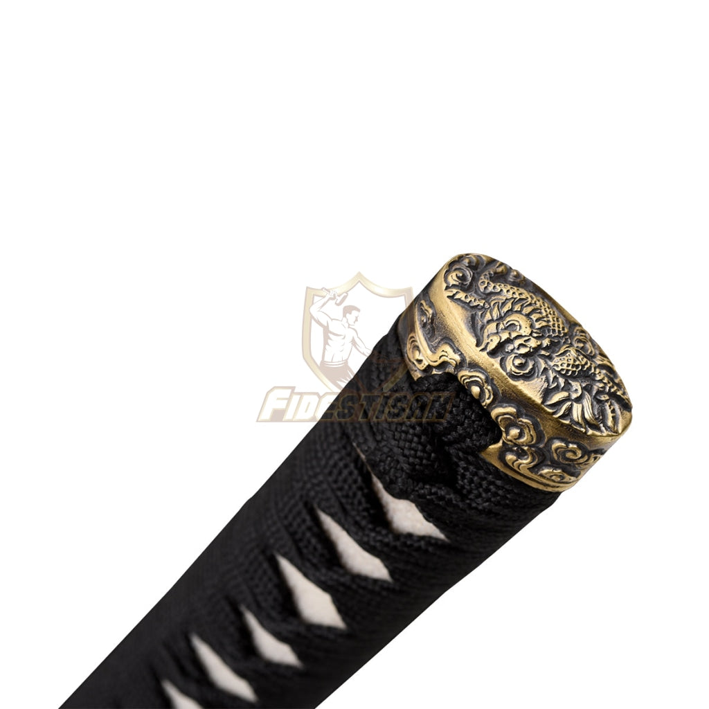 Fidestisan Kylin Handmade 40 Inch Japanese Samurai Katana Sword High Carbon Steel Mirror Blade Full