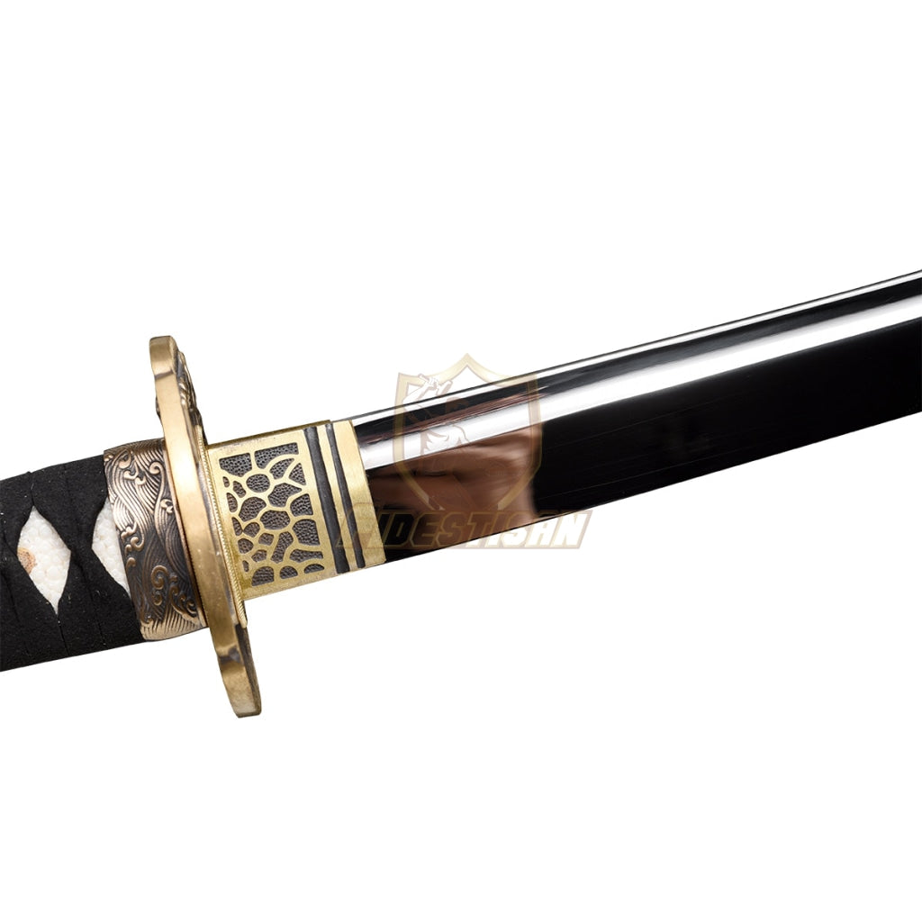 Fidestisan Lotus Handmade 40 Inch Japanese Samurai Katana Sword High Carbon Steel Mirror Blade Full