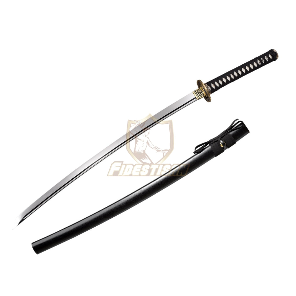 Fidestisan Lotus Handmade 40 Inch Japanese Samurai Katana Sword High Carbon Steel Mirror Blade Full