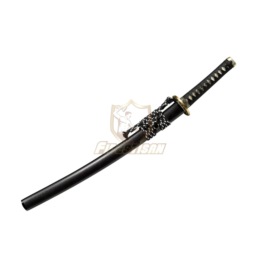 Fidestisan Wtcy289 Real 28Inch Wakizashi T10 Blade Clay Tempered Hamon Japanese Samurai Katana Sword