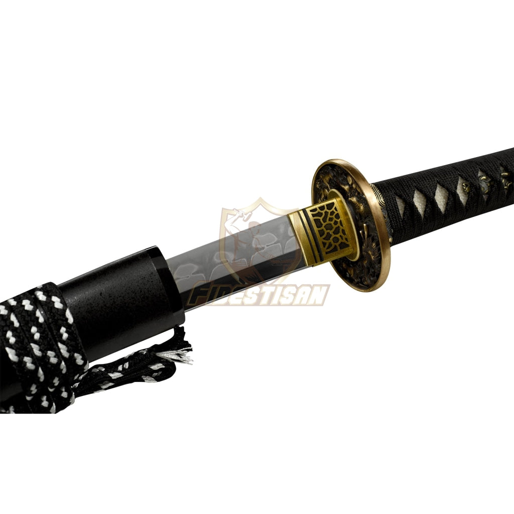 Fidestisan Wtcy289 Real 28Inch Wakizashi T10 Blade Clay Tempered Hamon Japanese Samurai Katana Sword