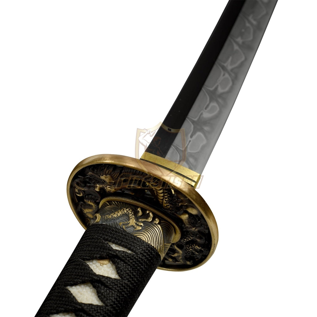 Fidestisan Wtcy289 Real 28Inch Wakizashi T10 Blade Clay Tempered Hamon Japanese Samurai Katana Sword