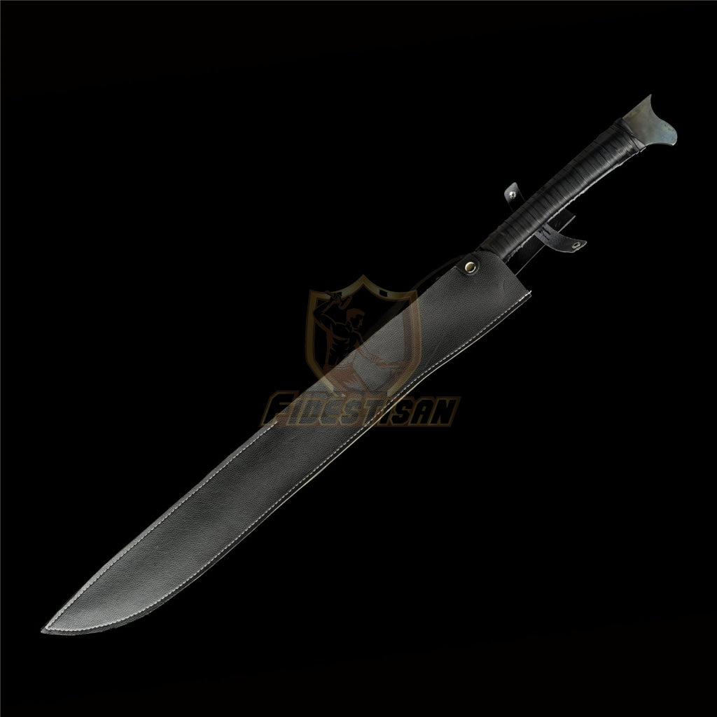 Fidetisan Z11 Zombie Apocalypse Katana Sword Outdoor Survival Knife 5160 Spring Steel