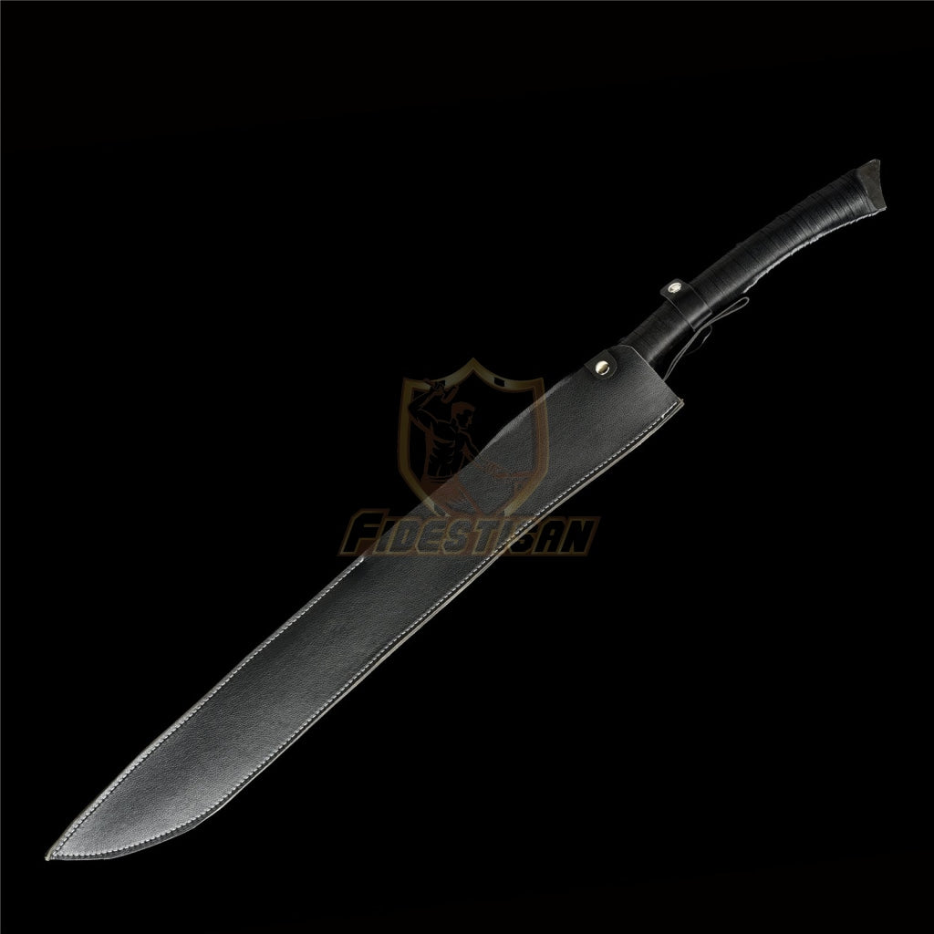 Fidetisan Z12 Zombie Apocalypse Katana Sword Outdoor Survival Knife 5160 Spring Steel