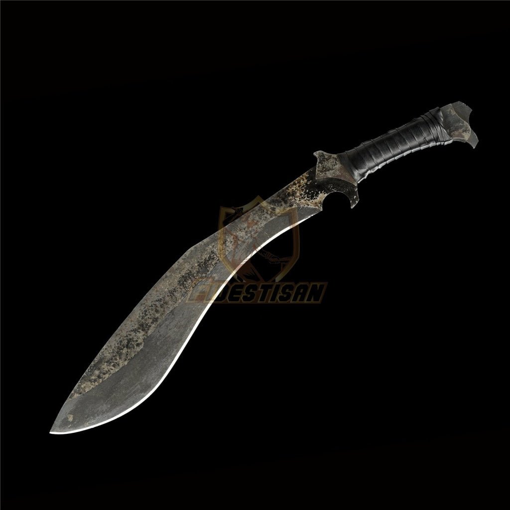 Fidetisan Z14 Kukri Zombie Apocalypse Outdoor Survival Tactical Knife 5160 Spring Steel Doomsday