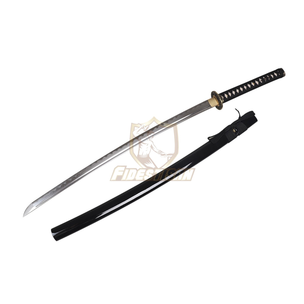 Handmade 40 Inch Japanese Samurai Katana Sword 1060 Carbon Steel Full Tang Blade Fake/Hamon