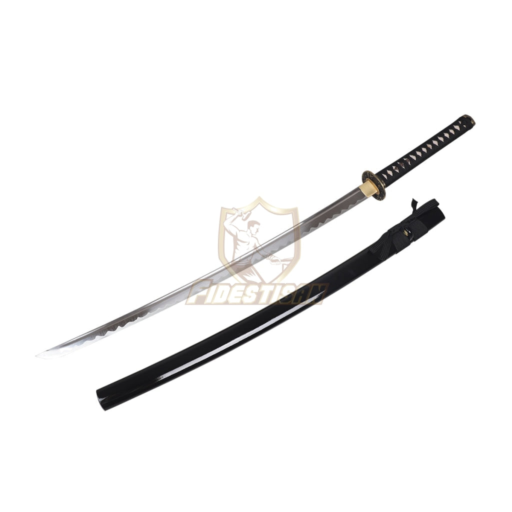 Handmade 40 Inch Japanese Samurai Katana Sword 1060 Carbon Steel Full Tang Blade Fake/Hamon