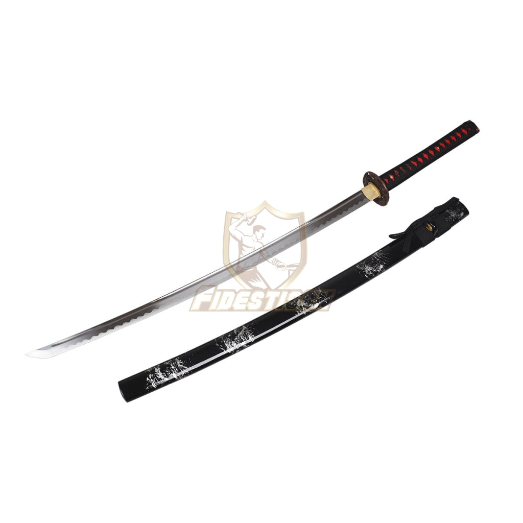 Handmade 40 Inch Real Japanese Samurai Katana Sword 1060 Carbon Steel Sharp Full Tang Blade Alloy