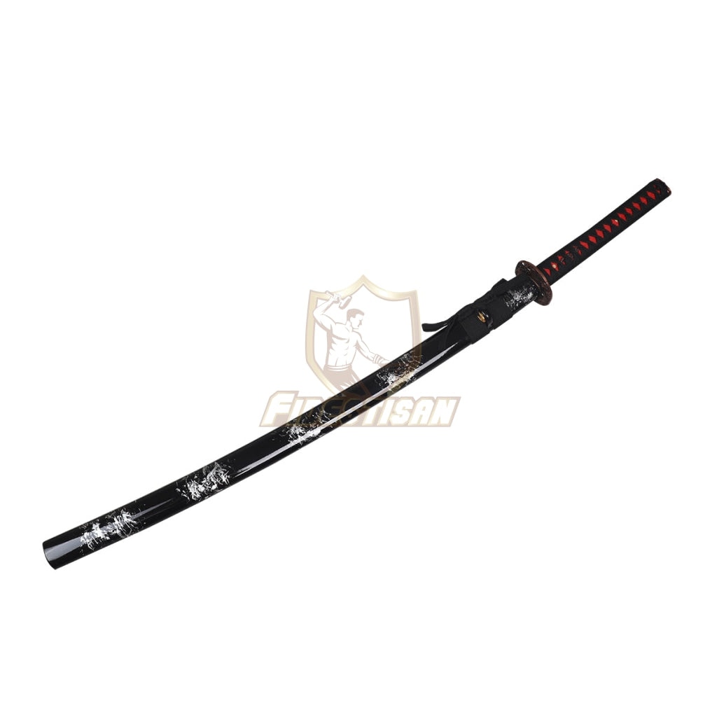 Handmade 40 Inch Real Japanese Samurai Katana Sword 1060 Carbon Steel Sharp Full Tang Blade Alloy