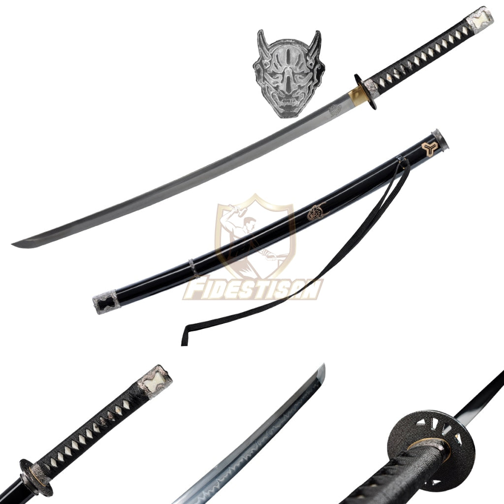 Handmade Kill Bill Vol.1 Katana Sword Samurai The Bride 1095 High Carbon Steel Real Hamon Ghost Gace