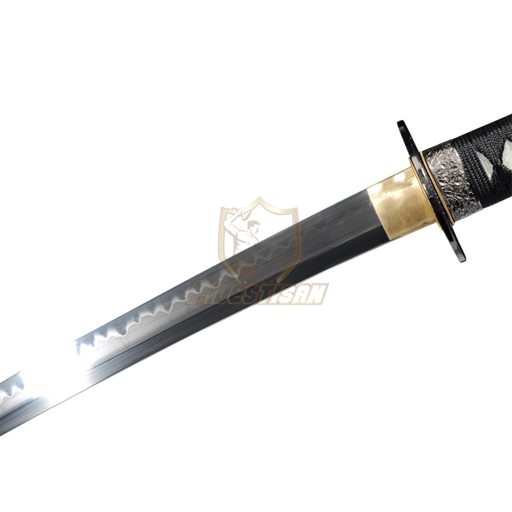 Handmade Kill Bill Vol.1 Katana Sword Samurai The Bride 1095 High Carbon Steel Real Hamon Lion Full