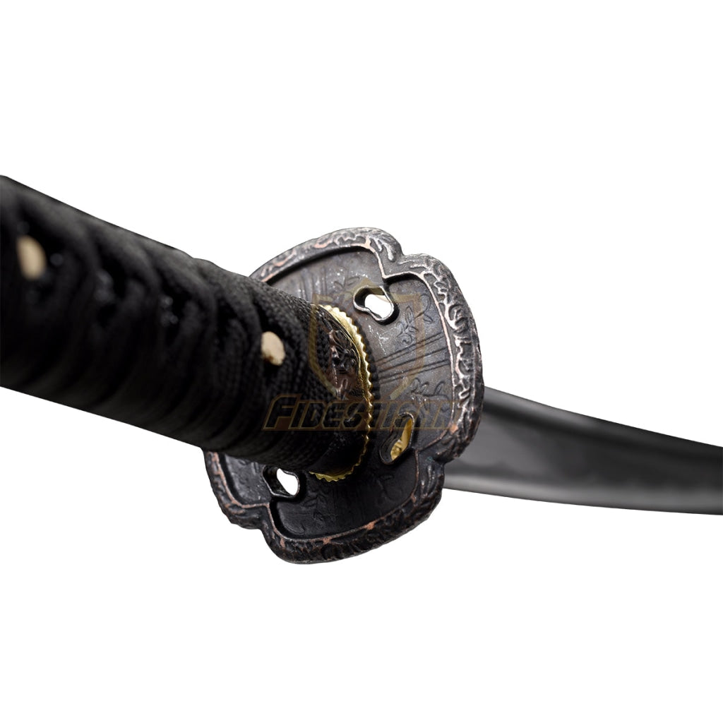 Japanese Samurai Katana Tantou Sword 1060 Carbon Steel Oil Quenching Real Sharp Blade Full Tang