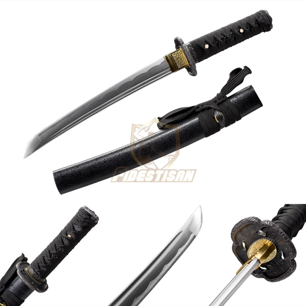 Hejiu Real Katana Samurai Sword, 1060 Steel, Full Tang, Katana