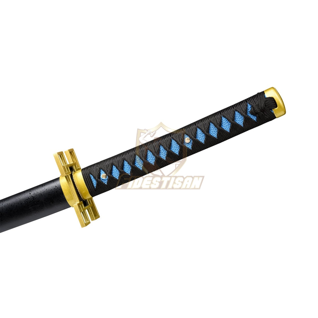 Khon310 Demon Slayer Kamado Tokitou Muichirou Nichirin Samurai Cosplay Golden 1095 High Carbon Steel