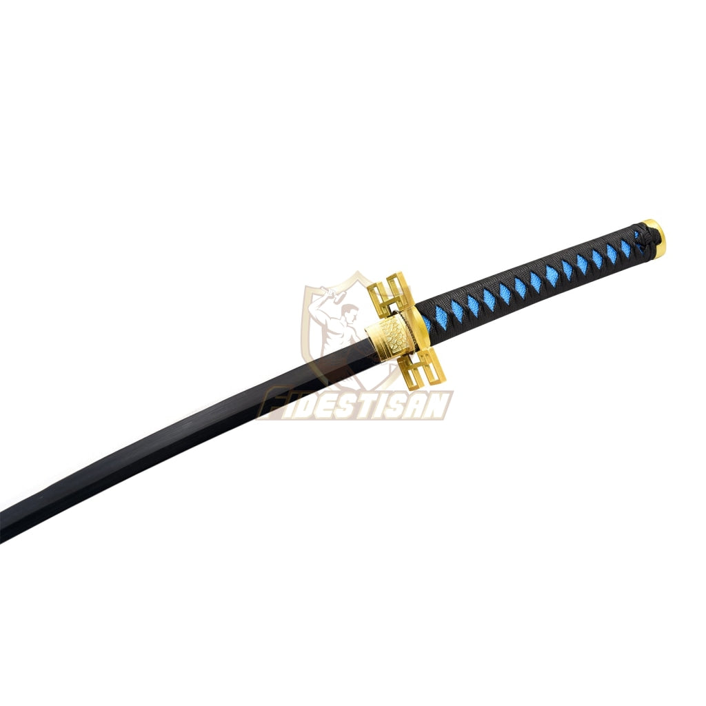 Khon310 Demon Slayer Kamado Tokitou Muichirou Nichirin Samurai Cosplay Golden 1095 High Carbon Steel