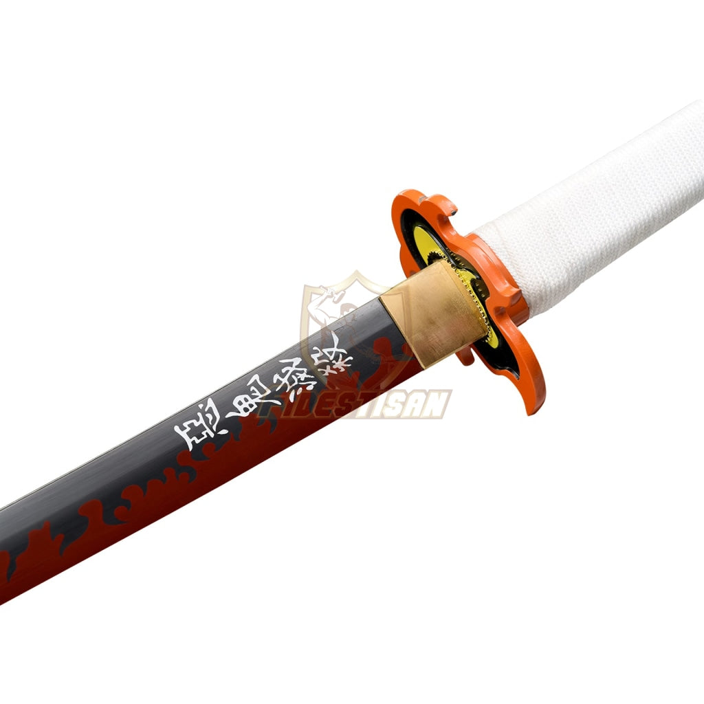 Khon314 Demon Slayer Kamado Rengoku Kyoujurou Funny Knights Samurai Cosplay Golden 1095 High Carbon