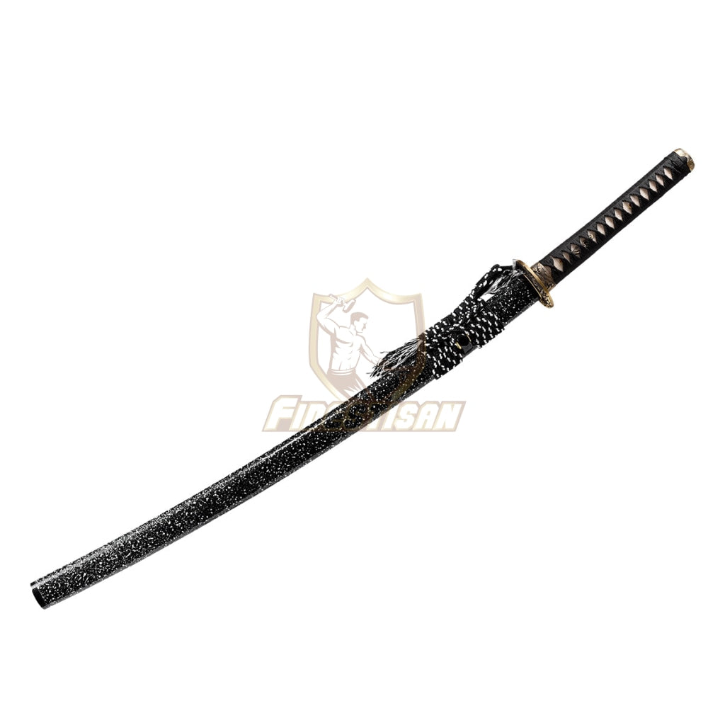 Kpcn255 Fidestisan Handmade Katana Samurai Japanese Damascus Steel Real Sword Full Tang Sharp Wave